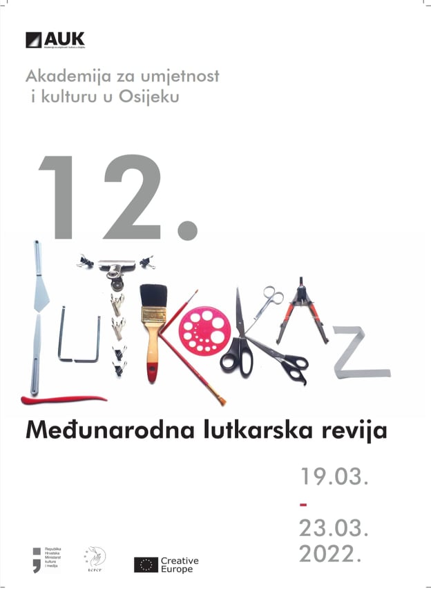 Plakat 12. Lutkokaza, AUK